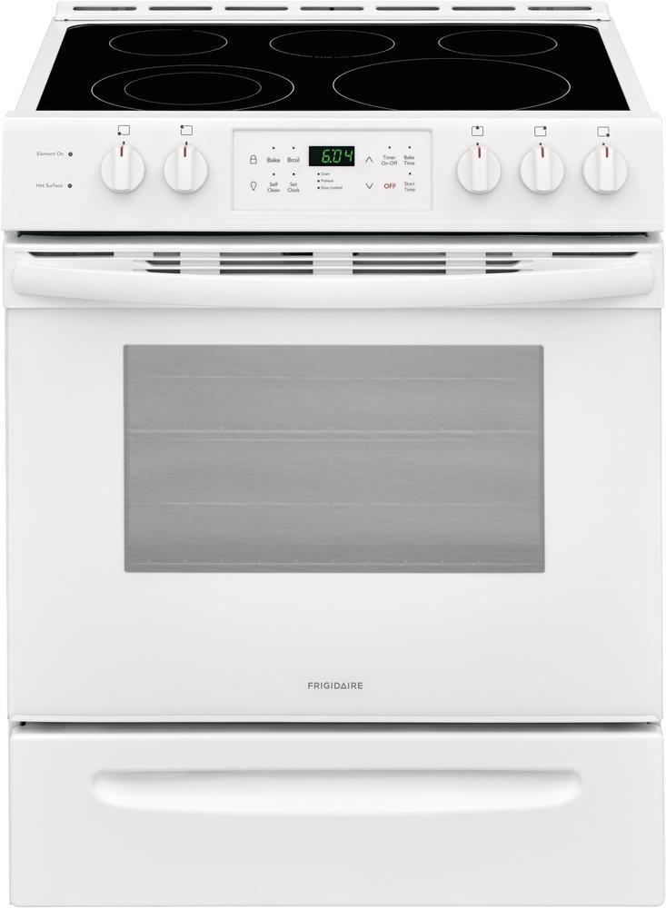 Frigidaire - 5 cu. ft Electric Range in White - CFEH3054UW