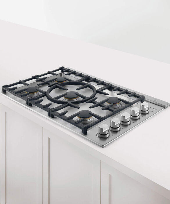 Fisher Paykel - 29.53125 inch wide Gas Cooktop in Stainless - CG305DNGX1