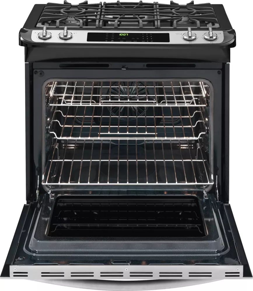 Frigidaire Gallery - 4.6 cu. ft Dual Fuel Range in Stainless - CGDS3065PF
