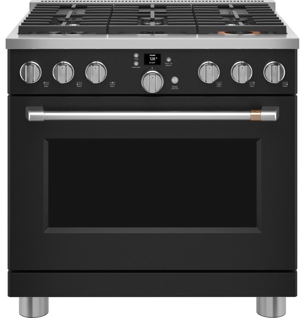 Café - 6.2 cu. ft Gas Range in Black - CGY366P3TD1
