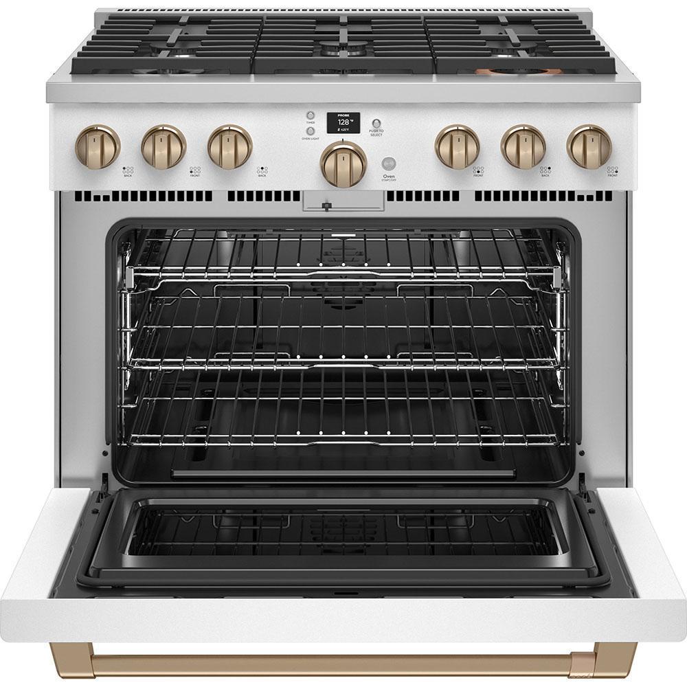 Café - 6.2 cu. ft Gas Range in White - CGY366P4TW2
