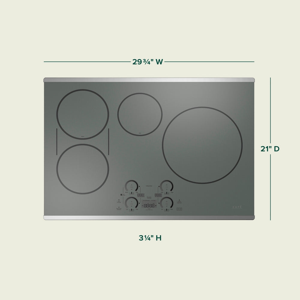 Cafe - 29.8 Inch Induction Cooktop in Stainless - CHP90302TSS