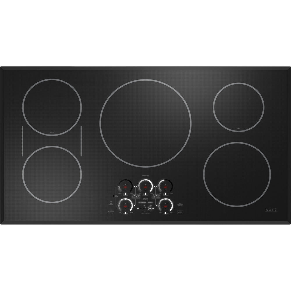 Cafe - 36.1 Inch Electric Cooktop in Black - CEP90361TBB