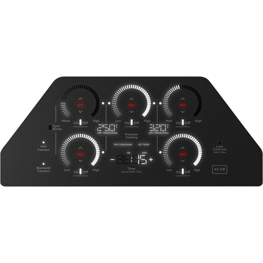 Cafe - 36.1 Inch Electric Cooktop in Black - CEP90361TBB