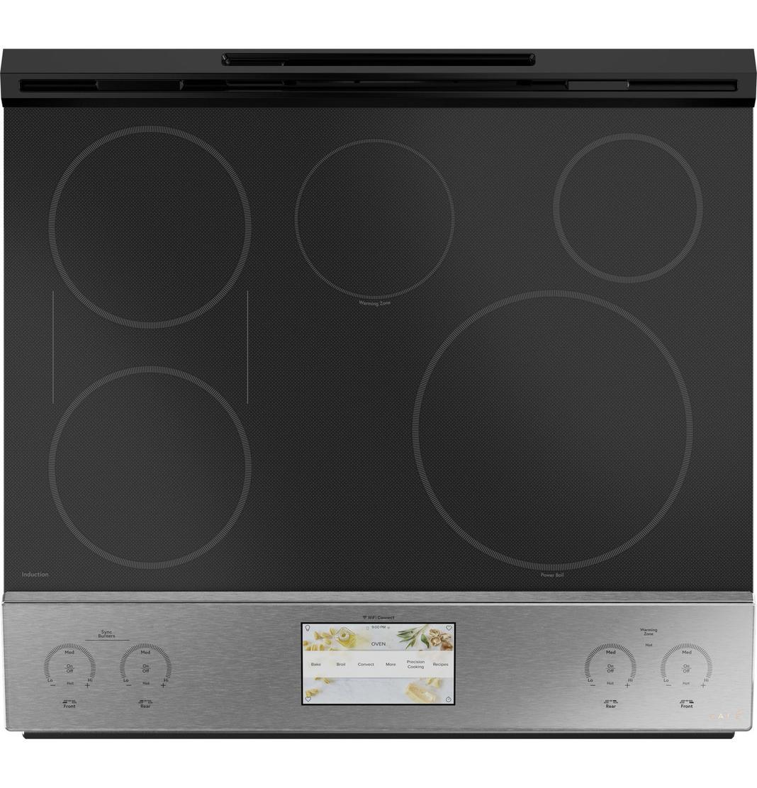 Café - 5.7 cu. ft Induction Range in Platinum - CHS900M2NS5