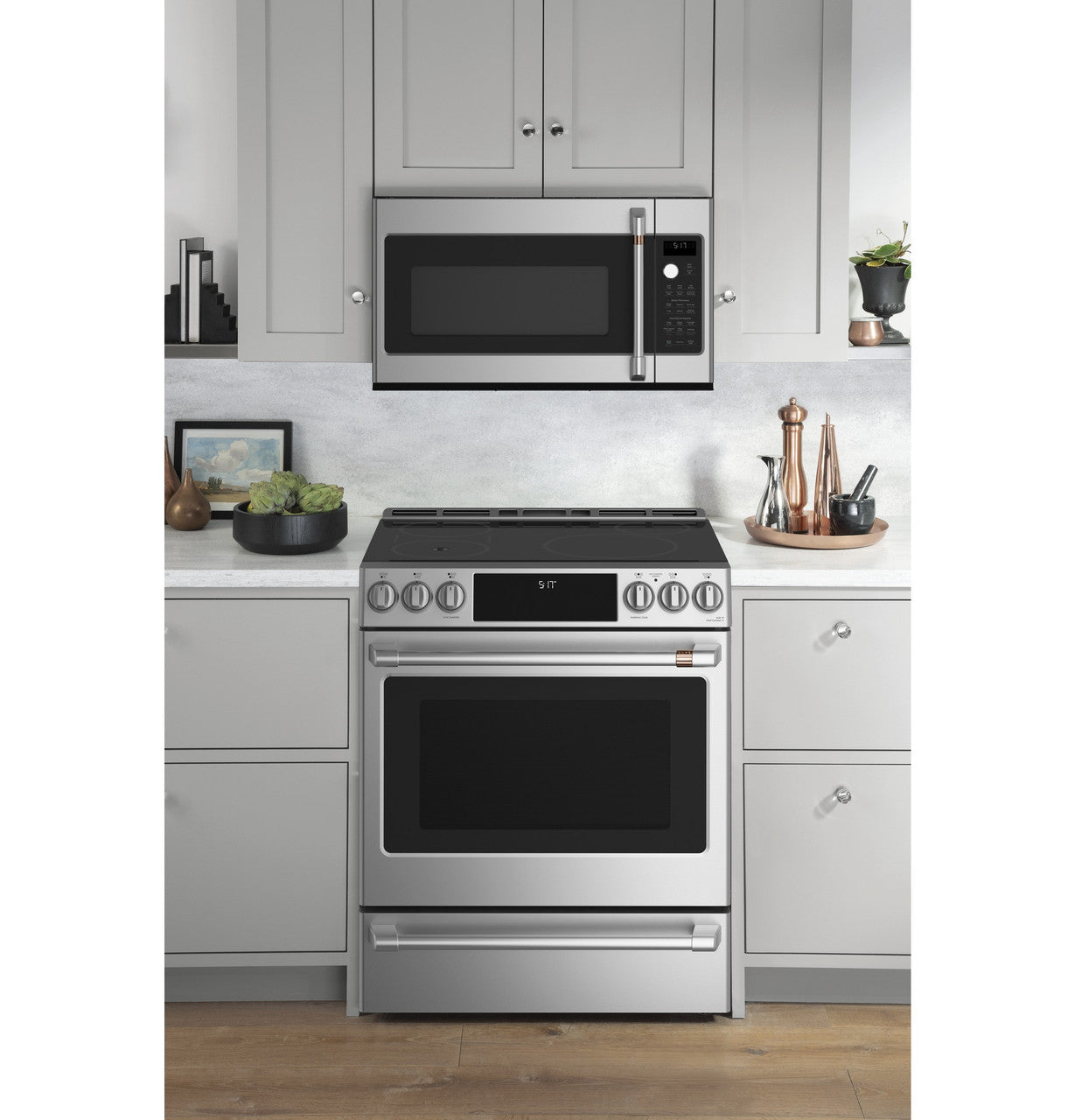 Café - 29 Inch 5.7 cu. ft Electric Range in Stainless - CHS90XP2MS1