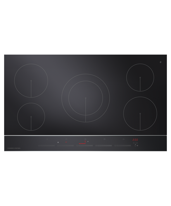Fisher Paykel - 35.4375 inch wide Induction Cooktop in Black - CI365DTB2