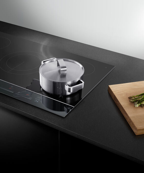 Fisher Paykel - 35.4375 inch wide Induction Cooktop in Black - CI365DTB2