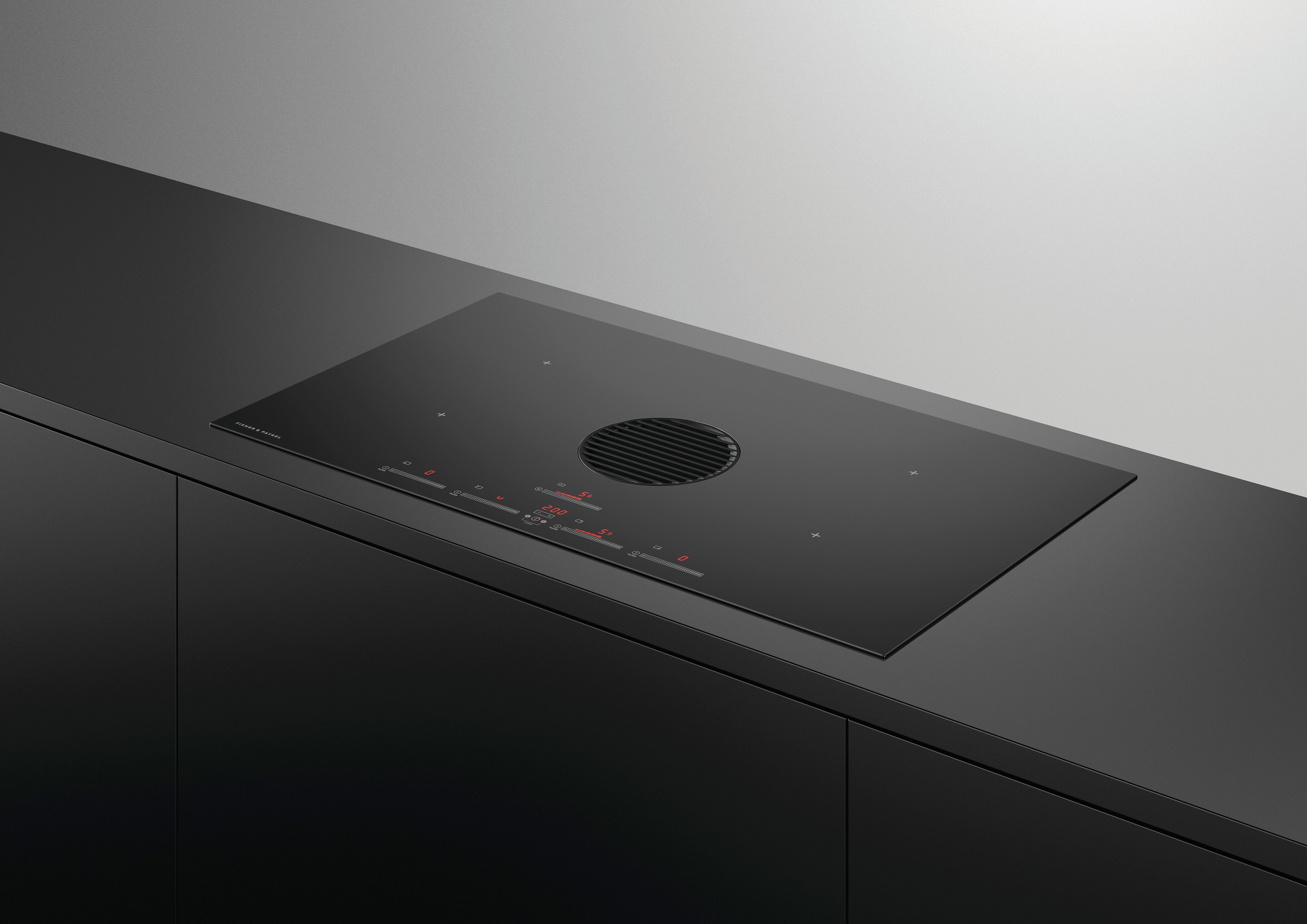 Fisher & Paykel - 36 Inch Induction Cooktop in Black - CID364DTB4