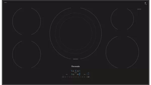 Thermador - 37 inch wide Induction Cooktop in Black - CIT365TB