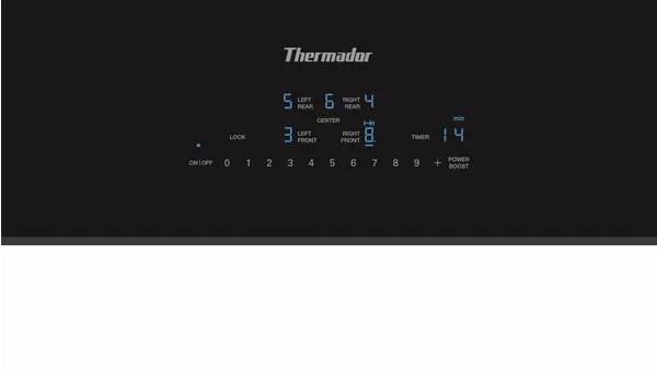 Thermador - 37 inch wide Induction Cooktop in Black - CIT365TB
