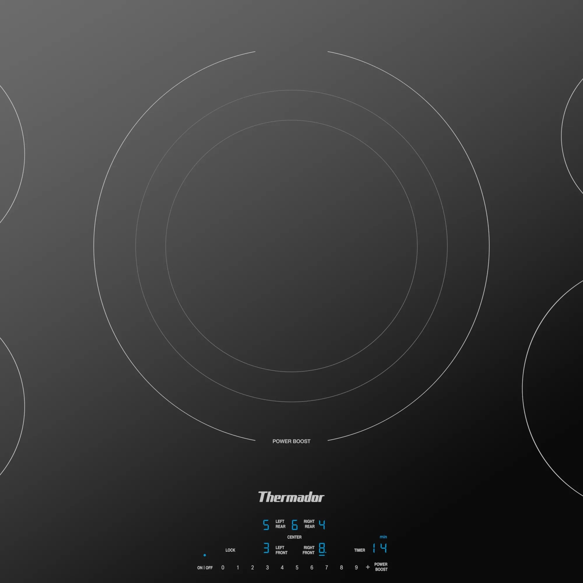 Thermador - 37 Inch Induction Cooktop in Black - CIT365YB