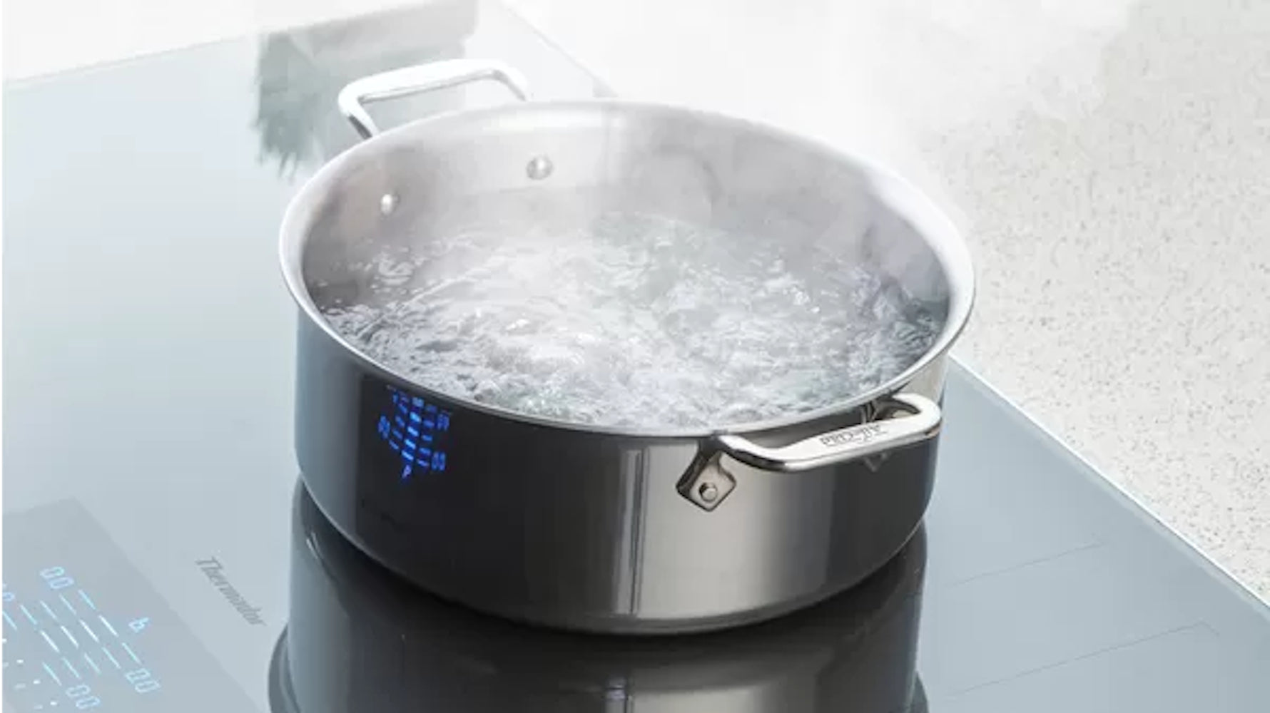 Thermador - 37 Inch Induction Cooktop in Grey - CIT367TG