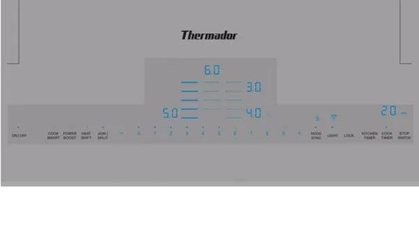 Thermador - 37 inch wide Induction Cooktop in Grey - CIT367XG