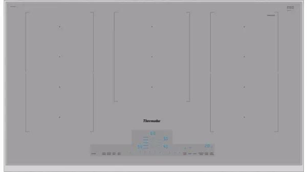 Thermador - 37 inch wide Induction Cooktop in Grey - CIT367XGS