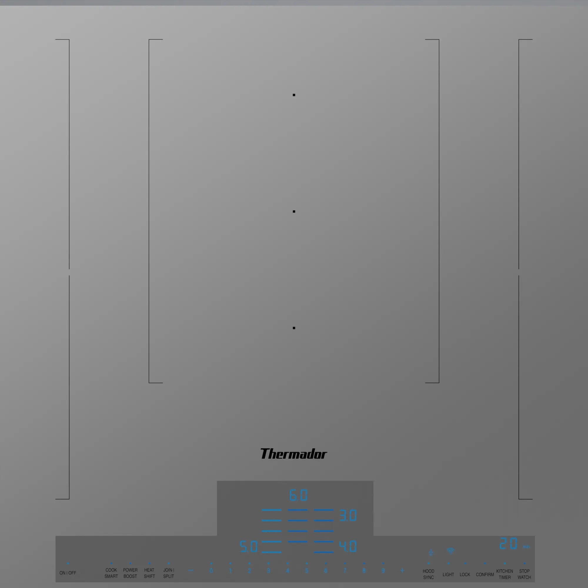 Thermador - 37 Inch Induction Cooktop in Grey - CIT367YGS