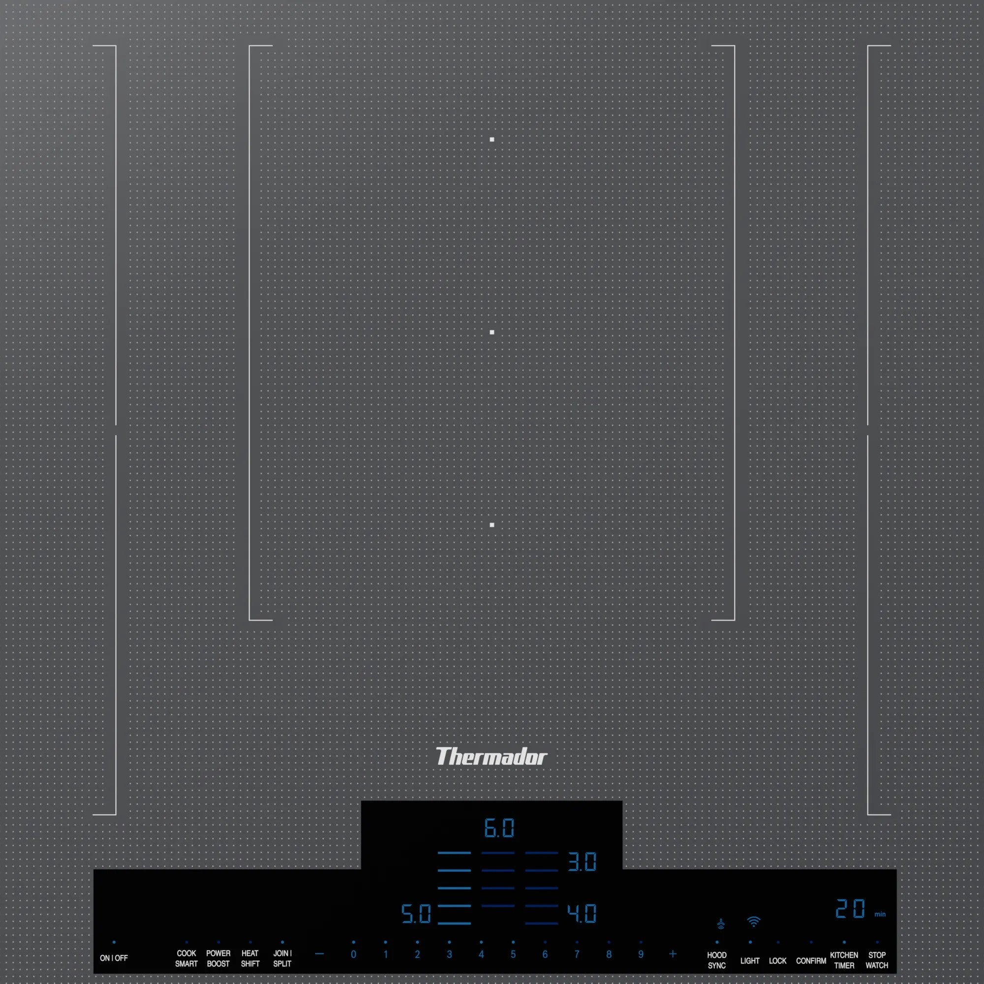 Thermador - 37 Inch Induction Cooktop in Silver - CIT367YM