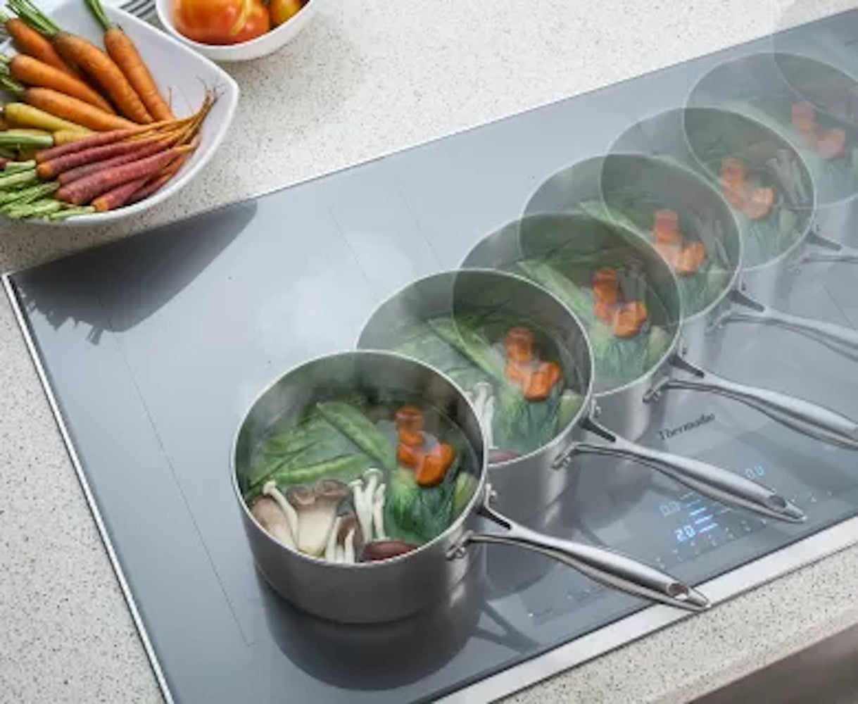 Thermador - 37 Inch Induction Cooktop in Silver - CIT367YMS