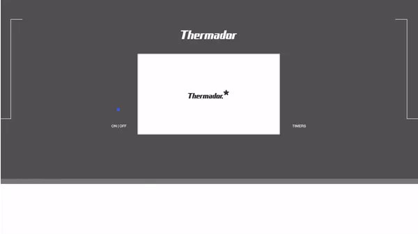 Thermador - 37 inch wide Induction Cooktop in Grey - CIT36XWBB