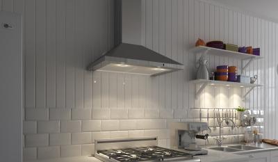 Faber - 36 Inch 300 CFM Wall Mount and Chimney Range Vent in Stainless - CLAS36SS300-B