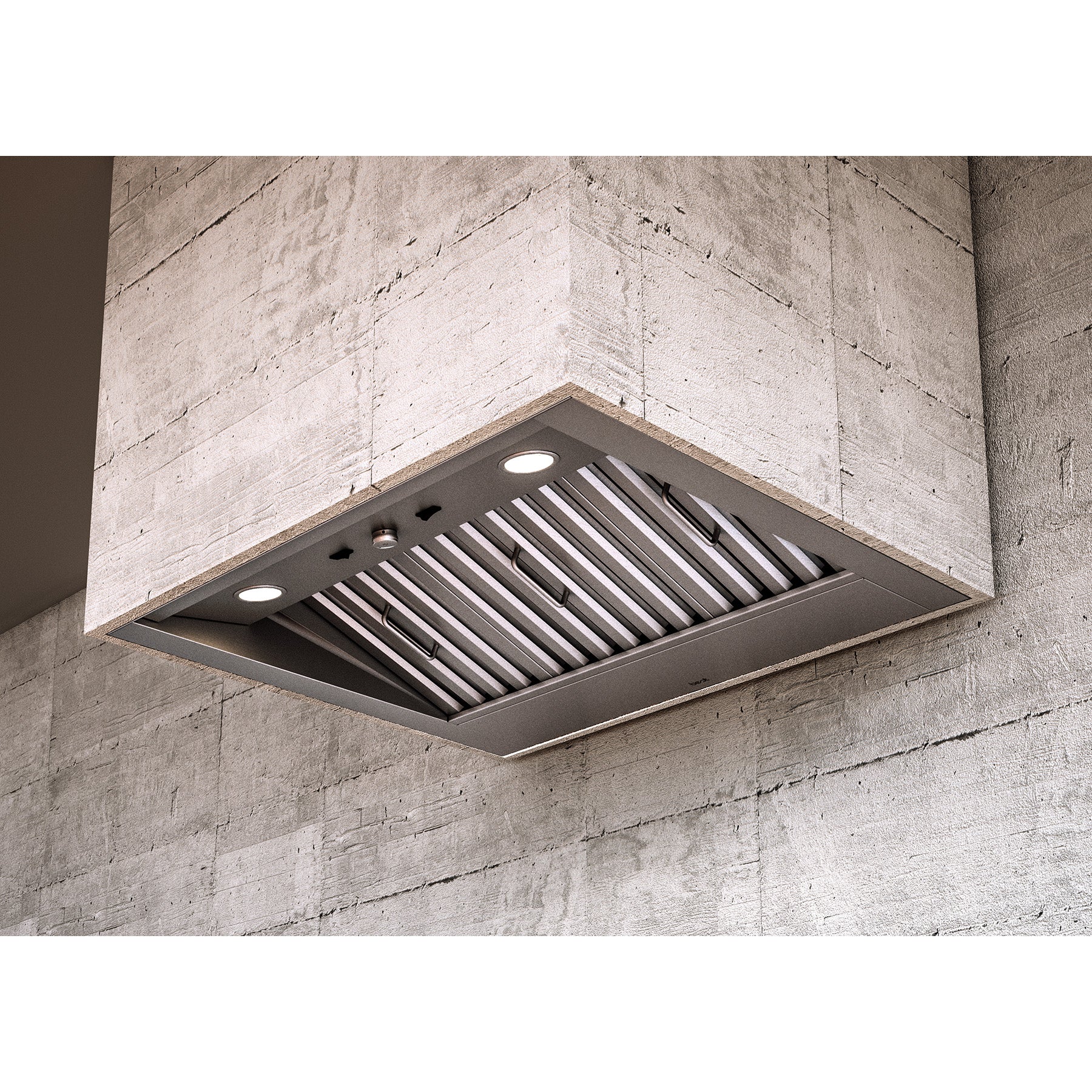 Best - 34.38 Inch Outdoor Range Hood Insert Vent in Stainless - CPD9M363SB
