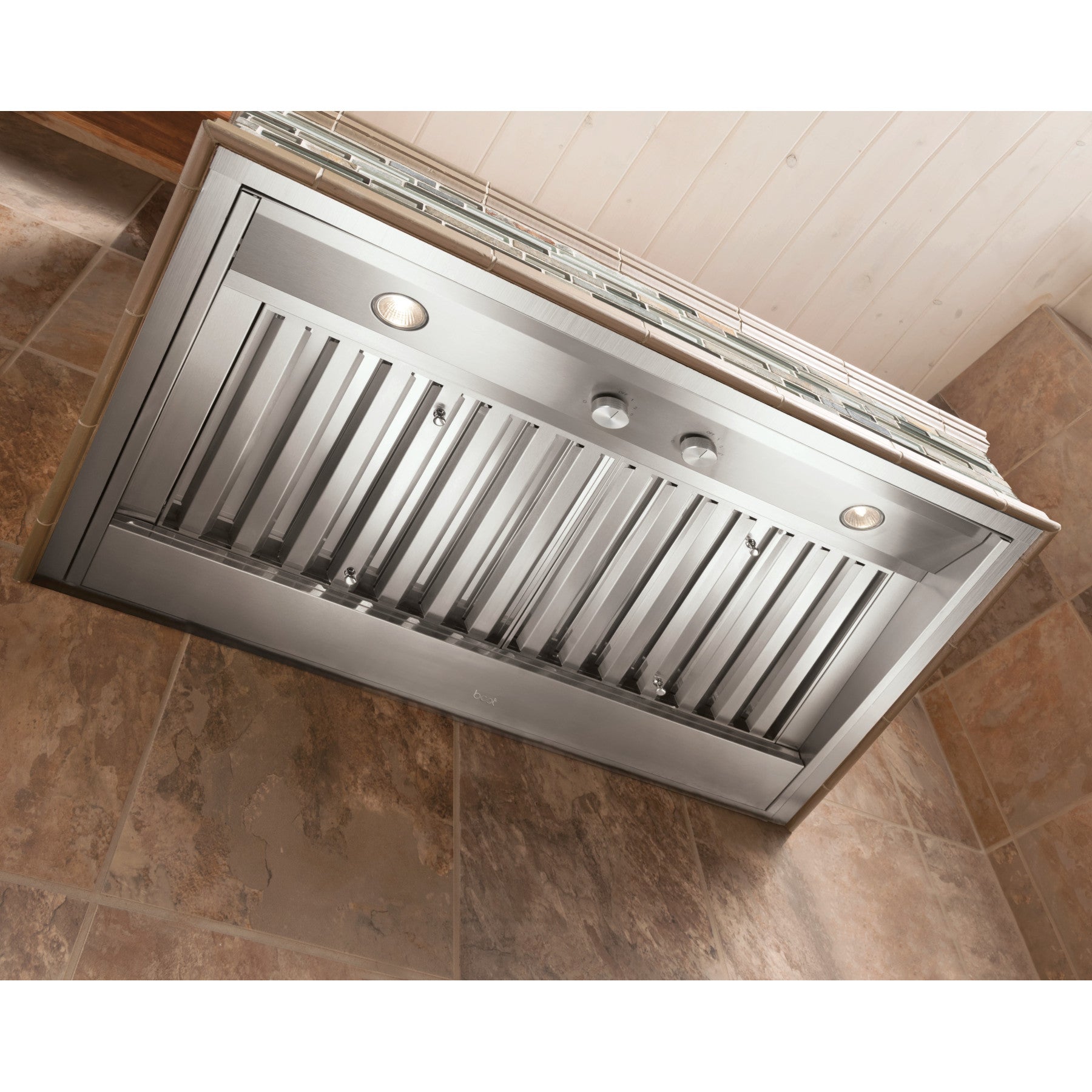 Best - 46.38 Inch 1250 CFM Outdoor Range Hood Insert Vent in Stainless - CPDI482SB