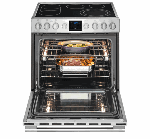 Frigidaire Pro - 5.1 cu. ft Front Control Electric Range in Stainless Steel - CPEH3077RF