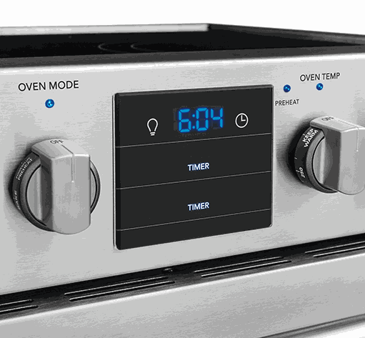 Frigidaire Pro - 5.1 cu. ft Front Control Electric Range in Stainless Steel - CPEH3077RF