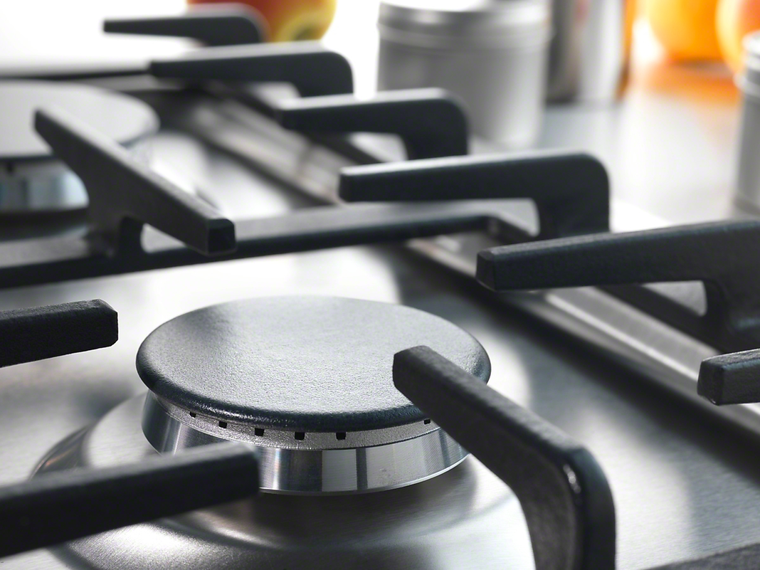 Miele - 11.375 inch wide Gas Cooktop in Stainless - CS1012-1 G