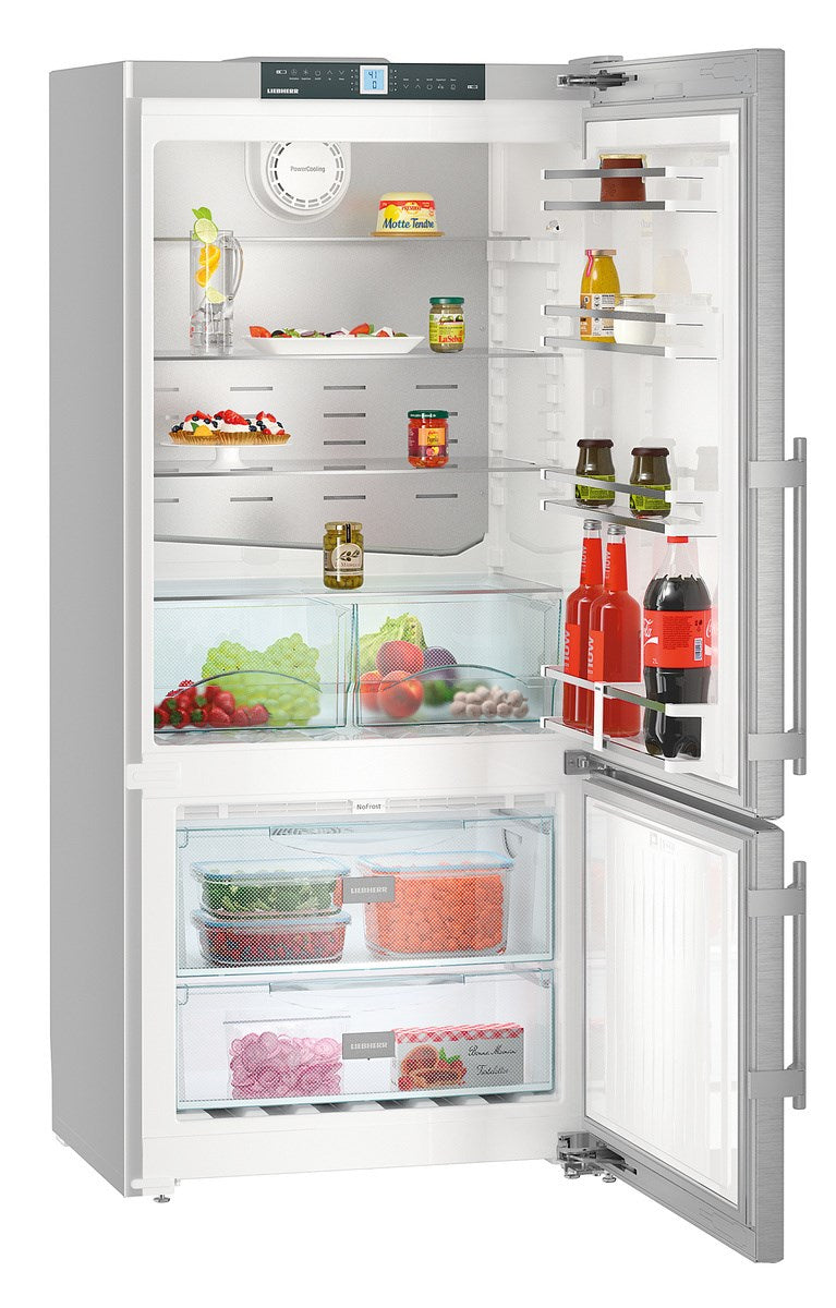 Liebherr - 29.5625 Inch 12.8 cu. ft Bottom Mount Refrigerator in Stainless - CS1401R-IM