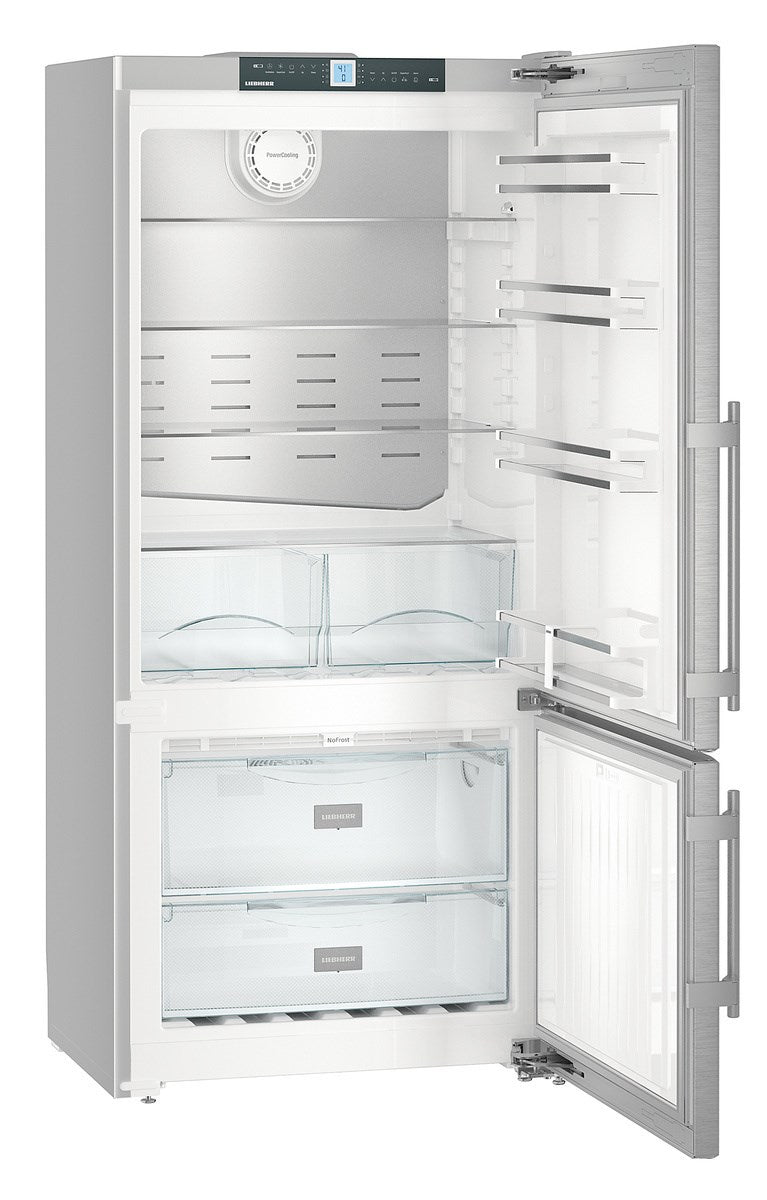 Liebherr - 29.5625 Inch 12.8 cu. ft Bottom Mount Refrigerator in Stainless - CS1401R-IM