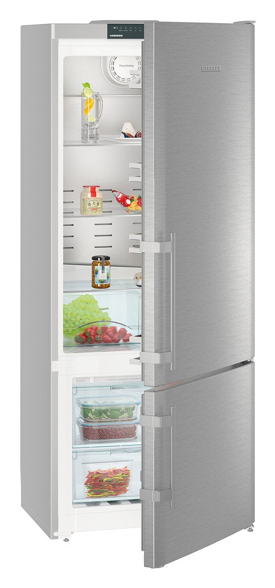 Liebherr - 29.4375 Inch 14.7 cu. ft Bottom Mount Refrigerator in Stainless - CS1410