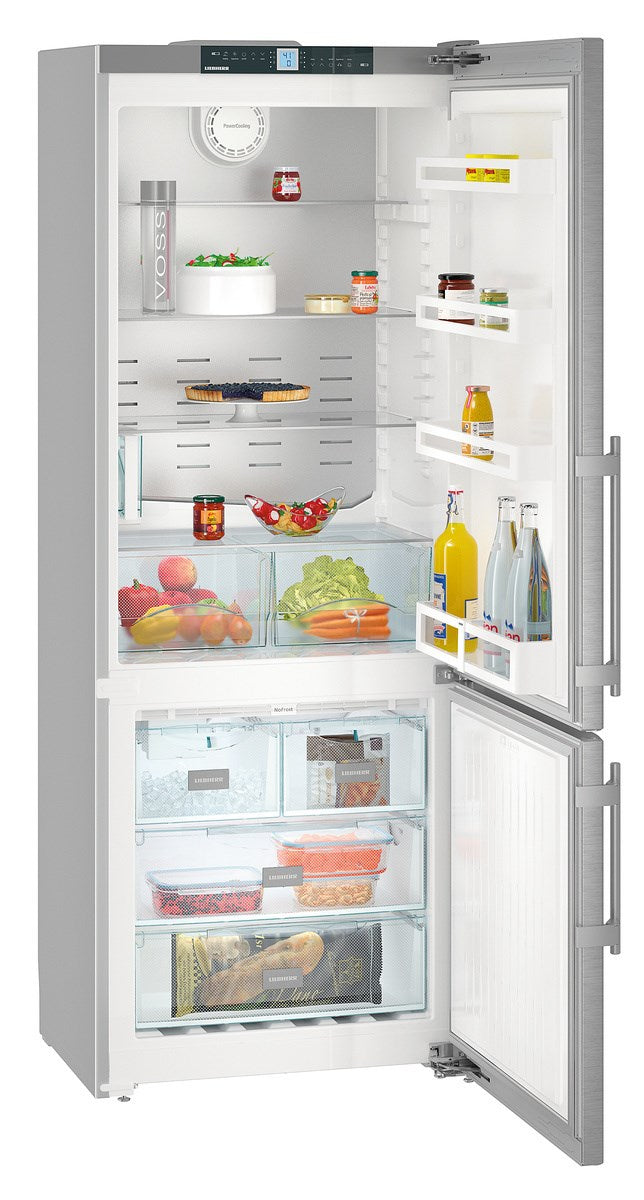 Liebherr - 29.5625 Inch 15.9 cu. ft Bottom Mount Refrigerator in Stainless - CS1640B