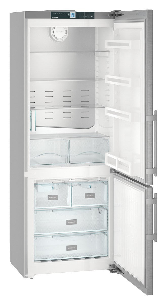 Liebherr - 29.5625 Inch 15.9 cu. ft Bottom Mount Refrigerator in Stainless - CS1640B