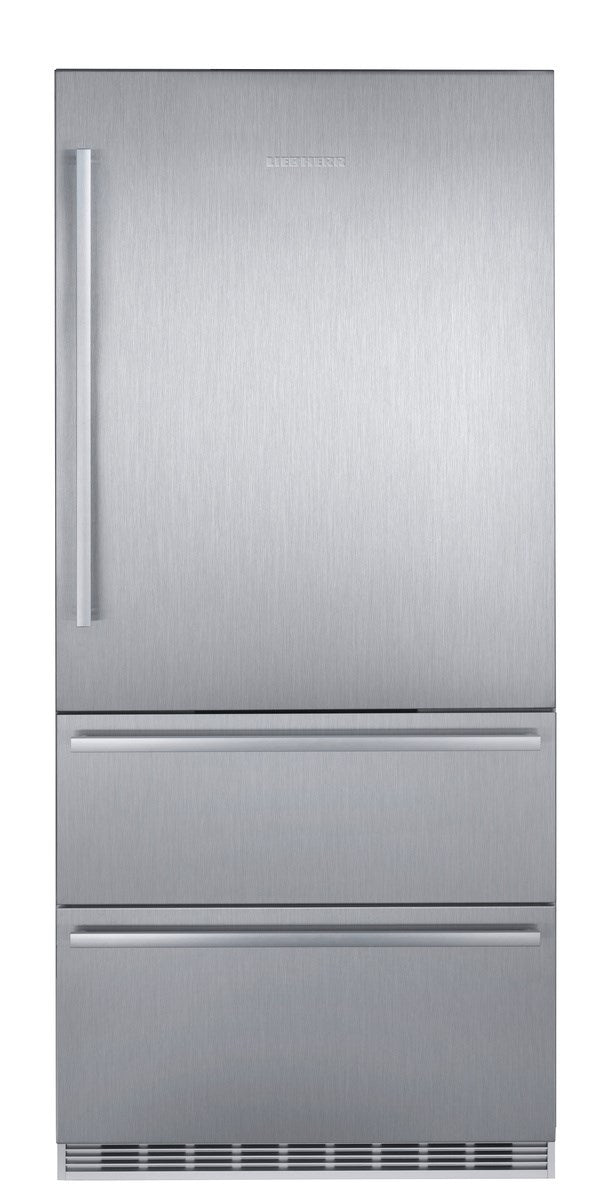 Liebherr - 35.875 Inch 19.5 cu. ft Bottom Mount Refrigerator in Stainless - CS2080