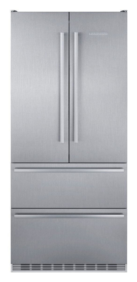 Liebherr - 35.875 Inch 19.5 cu. ft French Door Refrigerator in Stainless - CS2082