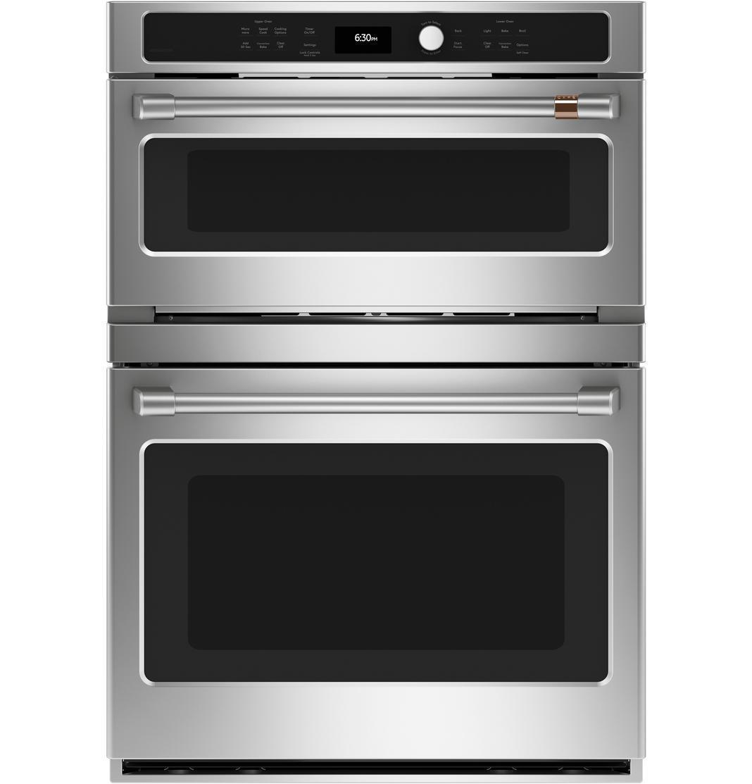 Café - 6.7 cu. ft Combination Wall Oven in Stainless - CTC912P2NS1