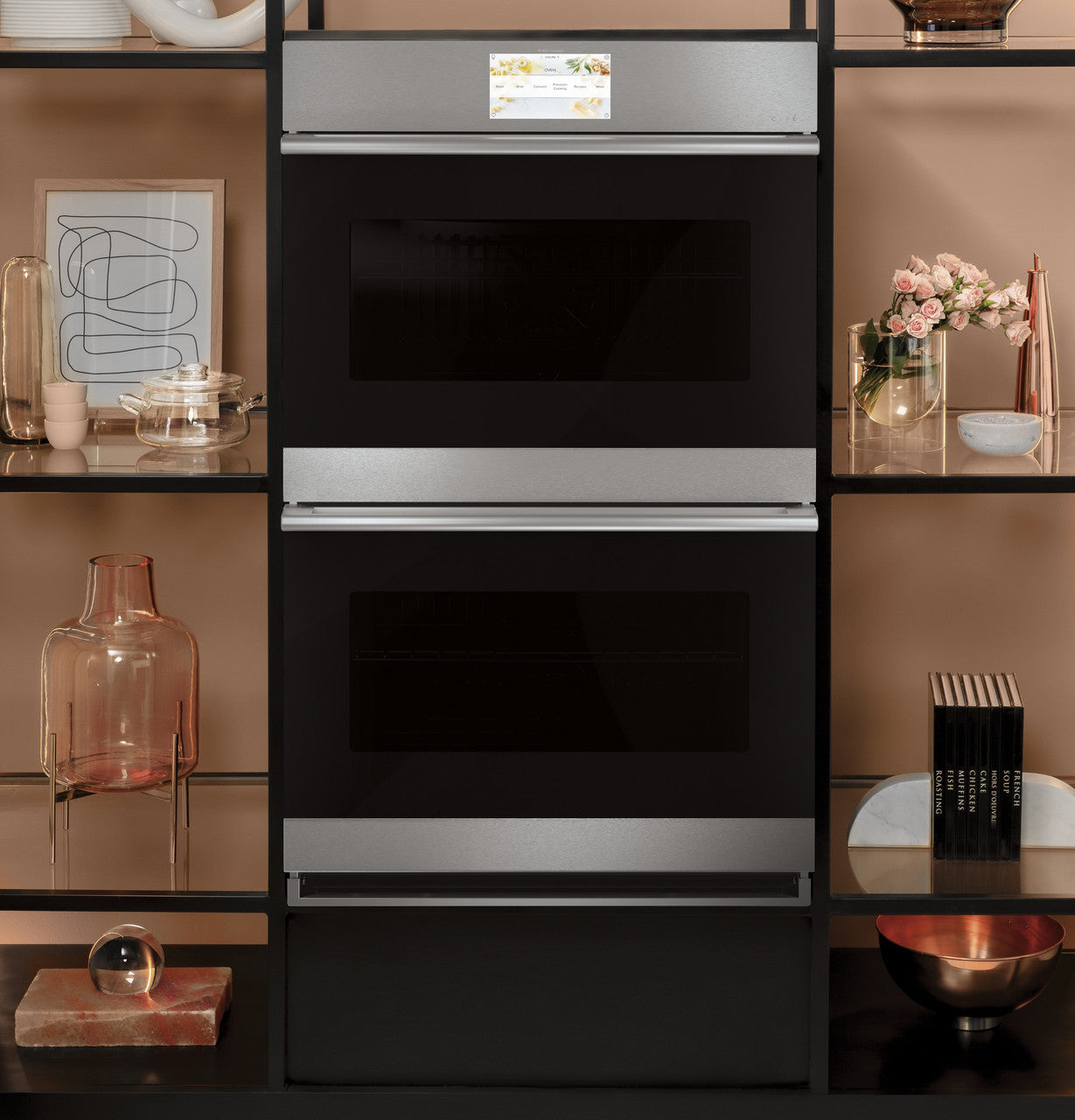 Café - 10 cu. ft Double Wall Oven in Platinum Glass - CTD70DM2NS5