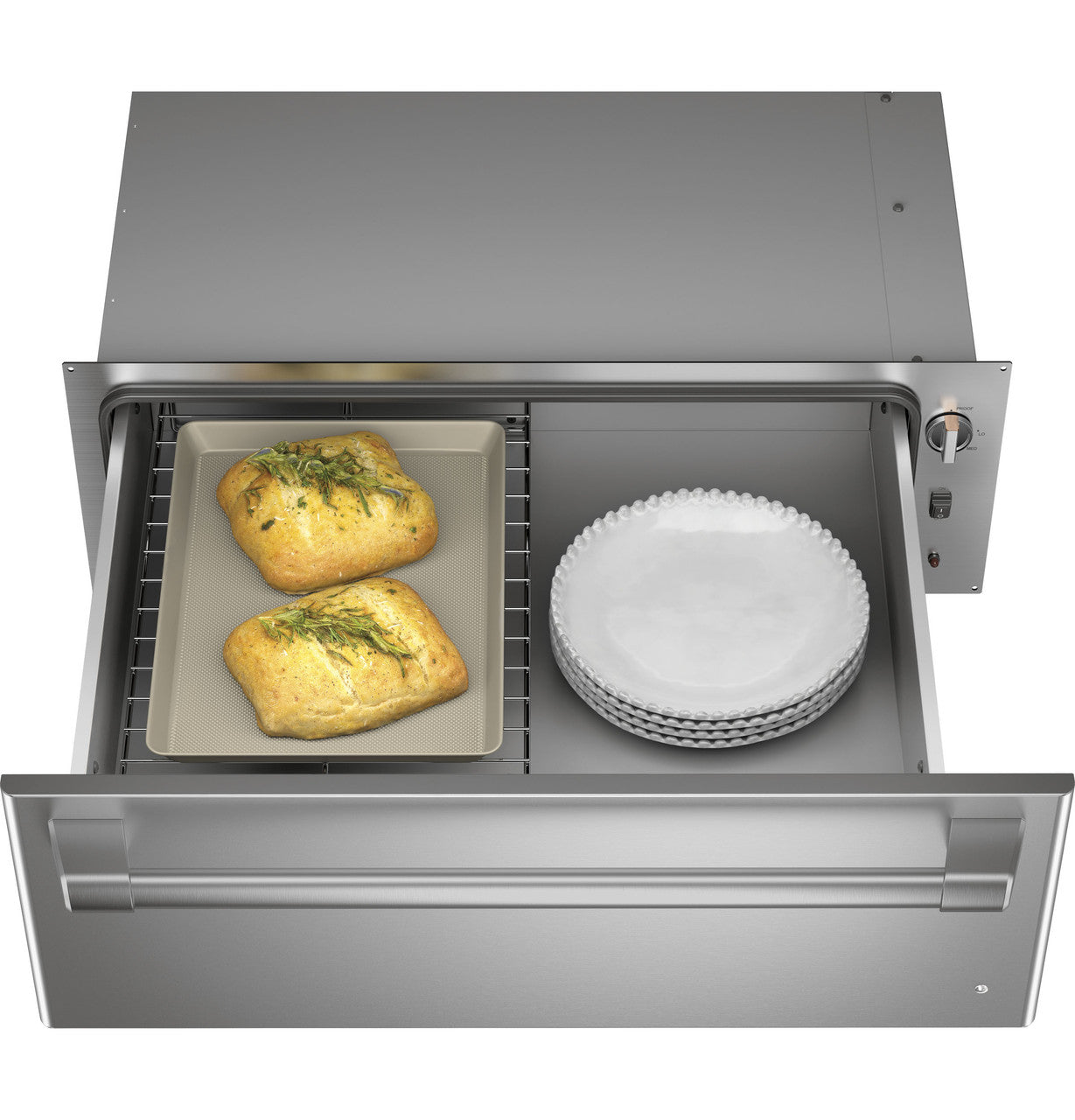 Café - 1.9 cu. ft Warming Drawer in Stainless - CTW900P2PS1