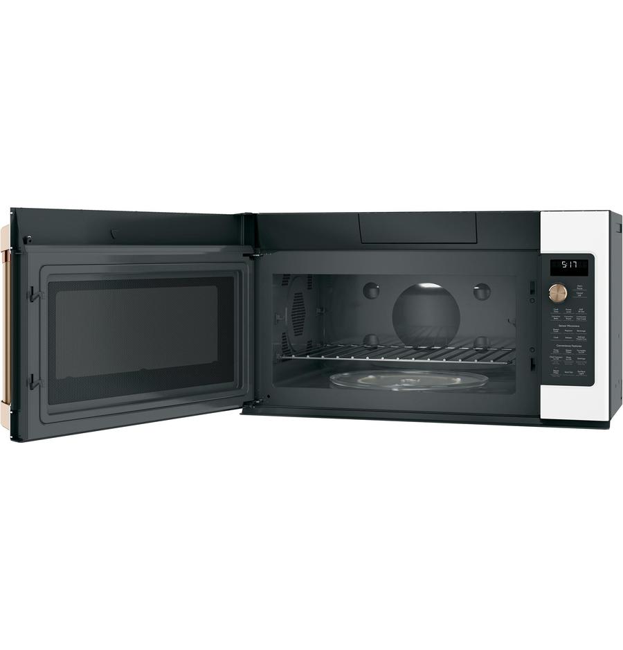 Café - 1.7 cu. Ft Over the range Microwave in White - CVM517P4MW2
