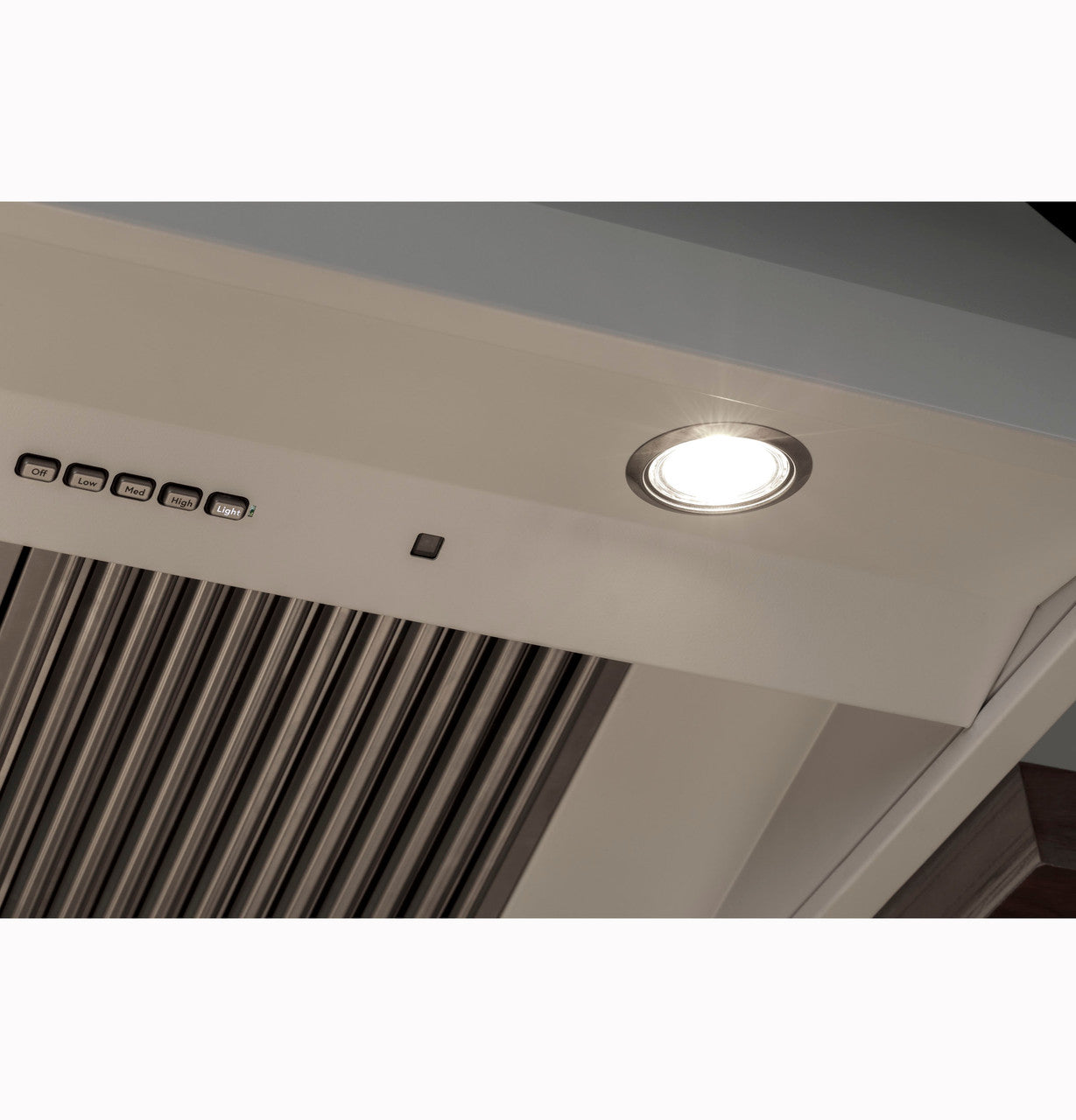 Café - 30 Inch 600 CFM Commercial Hood Vent in White - CVW93044PWM