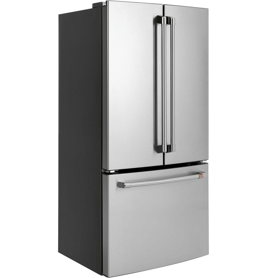 Café - 32.75 Inch 18.6 cu. ft French Door Refrigerator in Stainless - CWE19SP2NS1