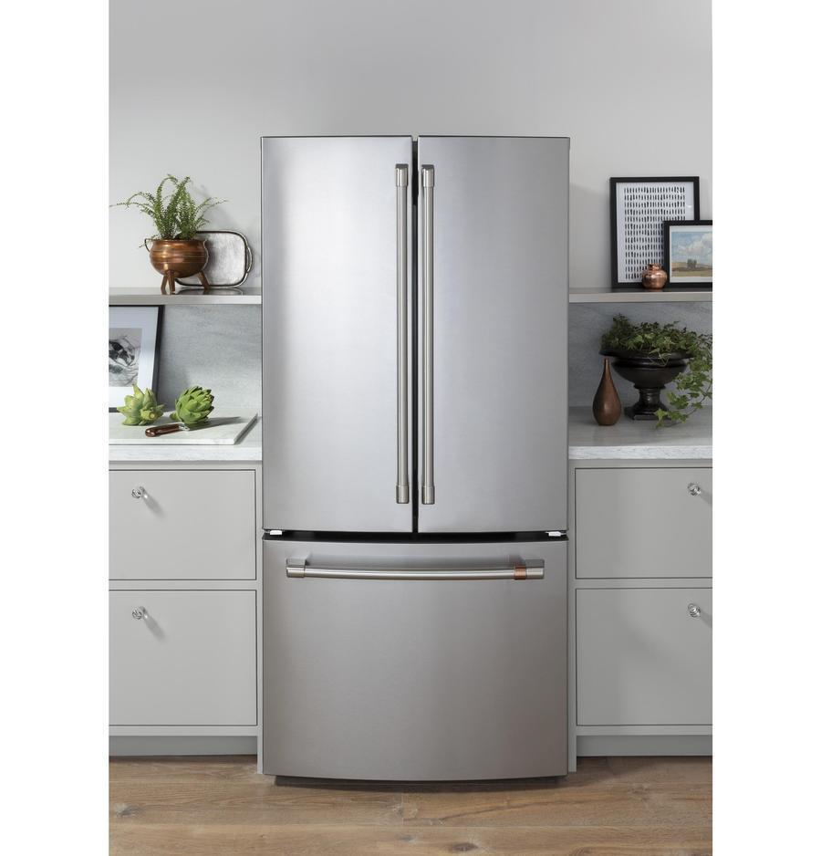 Café - 32.75 Inch 18.6 cu. ft French Door Refrigerator in Stainless - CWE19SP2NS1
