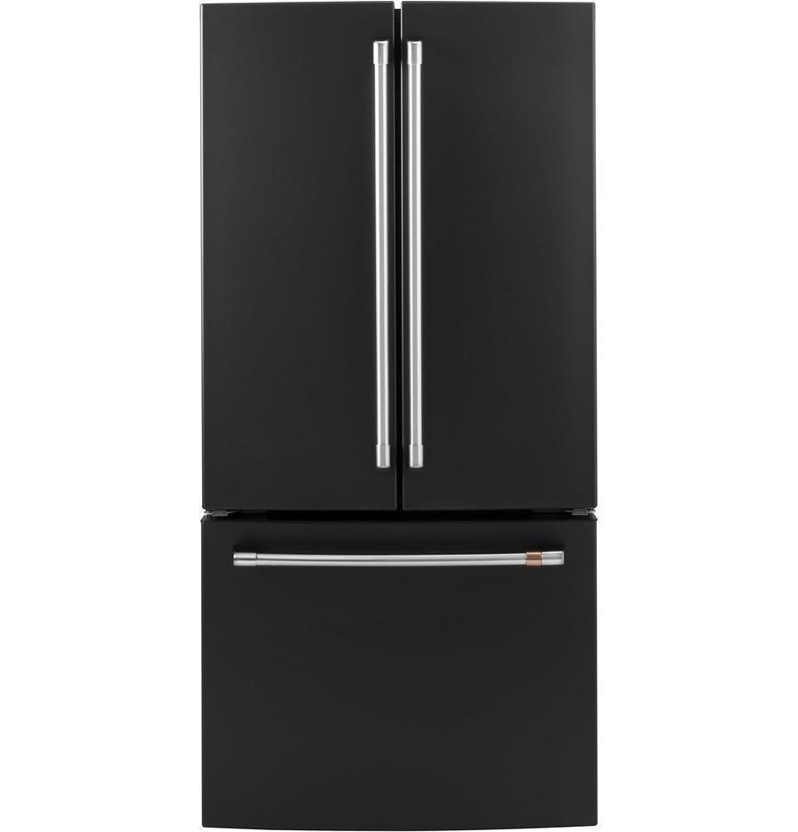 Café - 32.75 Inch 18.6 cu. ft French Door Refrigerator in Black - CWE19SP3ND1