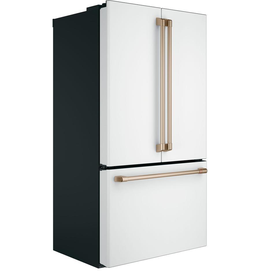 Café - 35.75 Inch 23.1 cu. ft French Door Refrigerator in White - CWE23SP4MW2