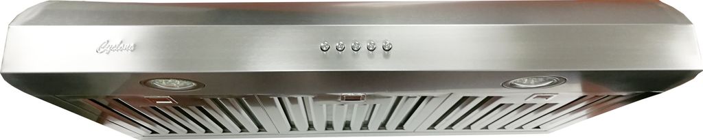 Cyclone - 36" 570 CFM 6" Ducting Undermount Range Hood in Stainless Steel - CYB91936SS