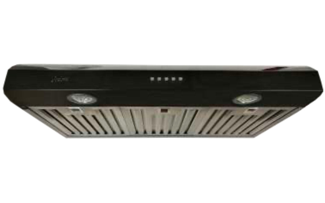 Cyclone - 29.875 Inch 570 CFM Under Cabinet Range Vent in Black - CYB919R30MB
