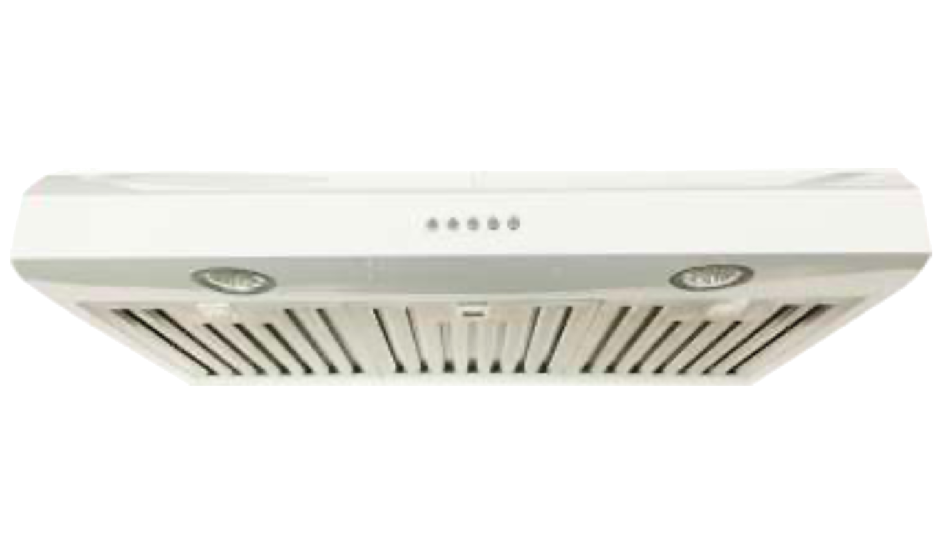Cyclone - 35.875 Inch 570 CFM Under Cabinet Range Vent in White - CYB919R36W