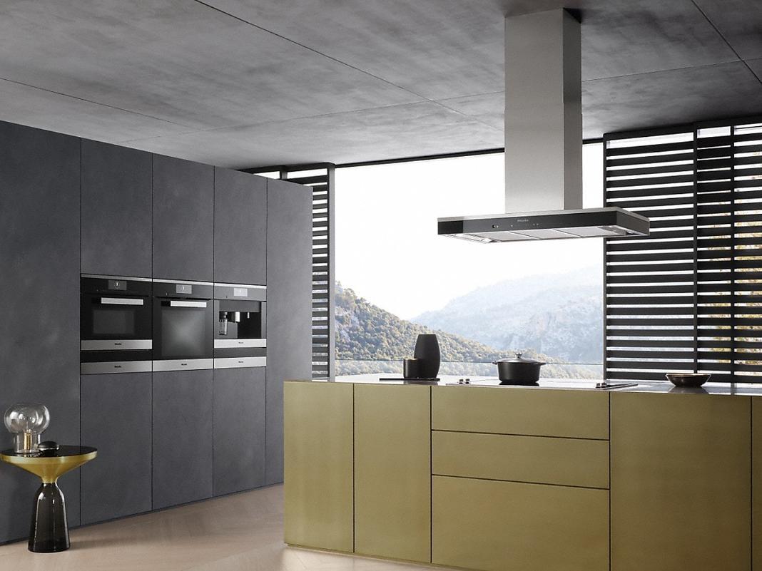 Miele - 35.375 Inch 625 CFM Island Range Vent in Stainless - DA6698D