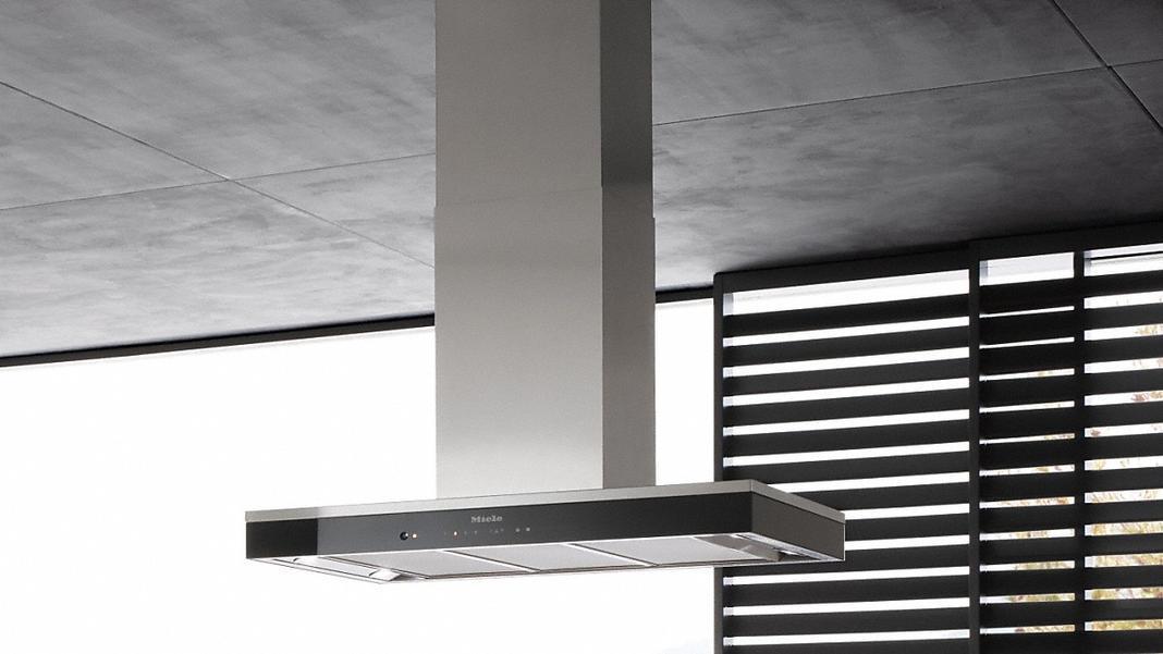 Miele - 35.375 Inch 625 CFM Island Range Vent in Stainless - DA6698D